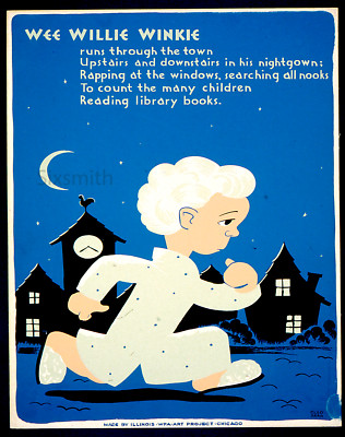 Wee Willie Winkie Vintage High Res 8x10 Fine Art Giclee