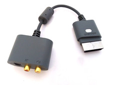 Microsoft XBOX 360 Audio Adapter X808221-001 Gray Tested Working
