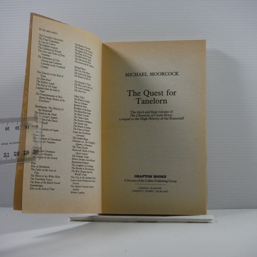 The Quest for Tanelorn by Michael Moorcock 1989 Fantasy Fiction vintage book - Bild 4 von 14