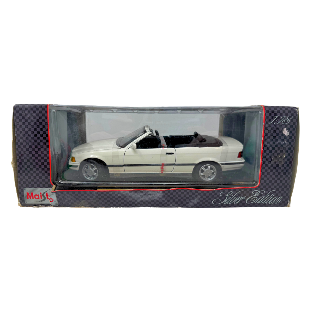 Maisto 1993 BMW 325i Convertible Silver Series 1:18 Diecast | eBay