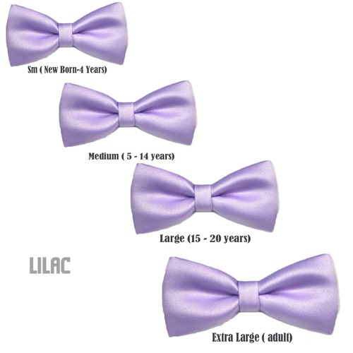 Boy Classic Gift Formal Wedding Tuxedo Suits Satin Bow Ties from Baby Kid to Men - Picture 38 of 71