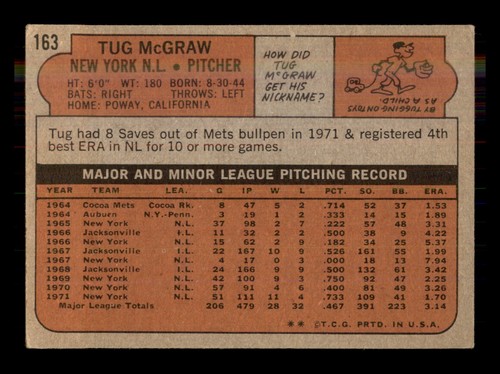 1972 TOPPS BASEBALL 1 TO 173 / SEE DROP DOWN MENU FOR CARD YOU WILL RECEIVE. - Picture 314 of 330