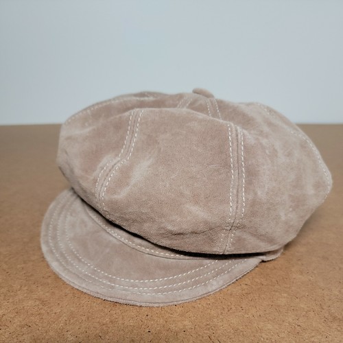 Liz Claiborne Beige Suede Hat Cap 