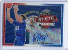 2021-22 Leaf Metal State Red White Blue Wave Bryce Hopkins Rookie Auto 2/7