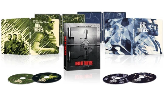 DEN OF THIEVES 1 & 2 COLLECTION 4K UHD BLURAY STEELBOOKS ** NEW & SEALED! ** - Image 2 of 4