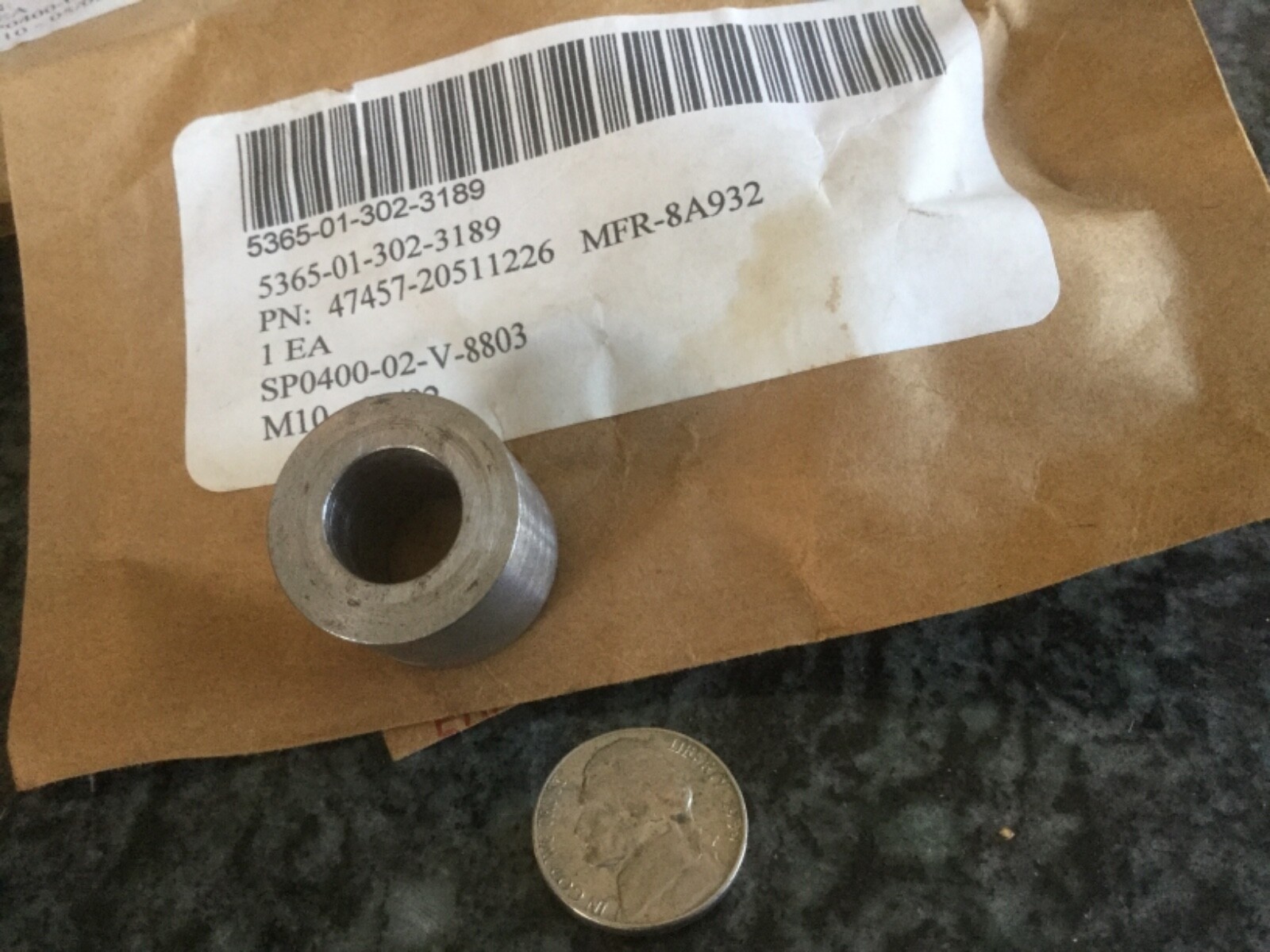 3 pieces M939 5 ton truck spacer harsco 20511226 NSN 5365013023189 1