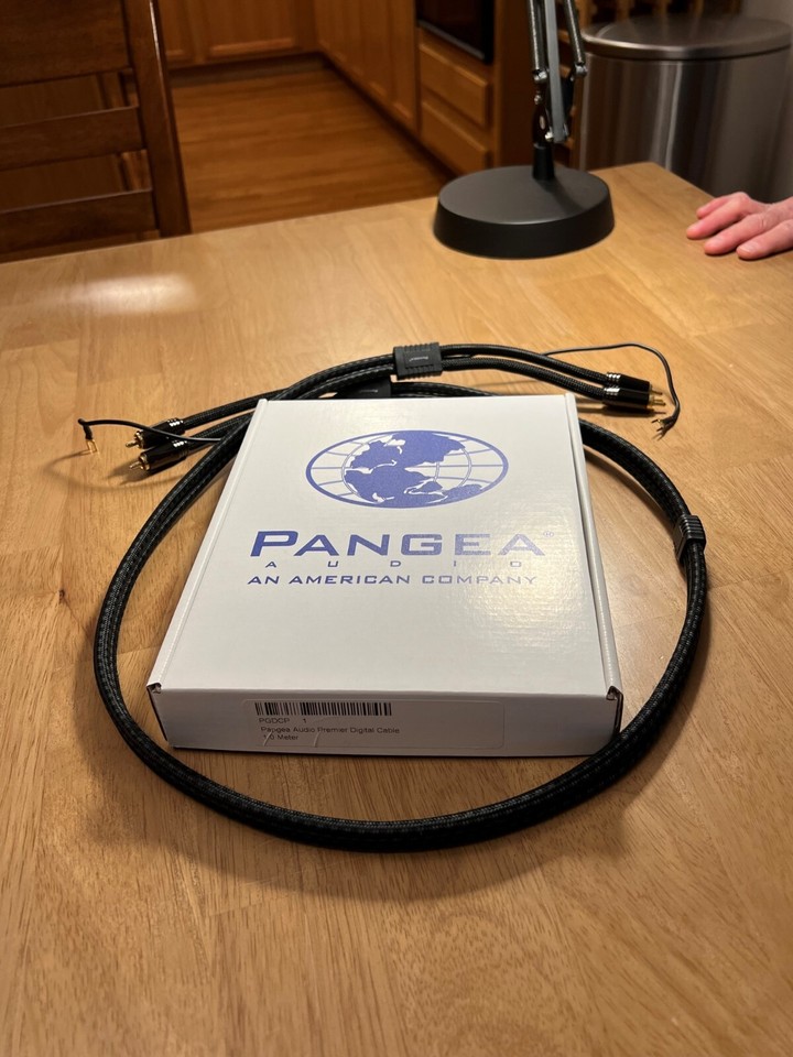 Pangea Audio Premier SE Turntable Cable with Cardas Copper RCA to RCA 1