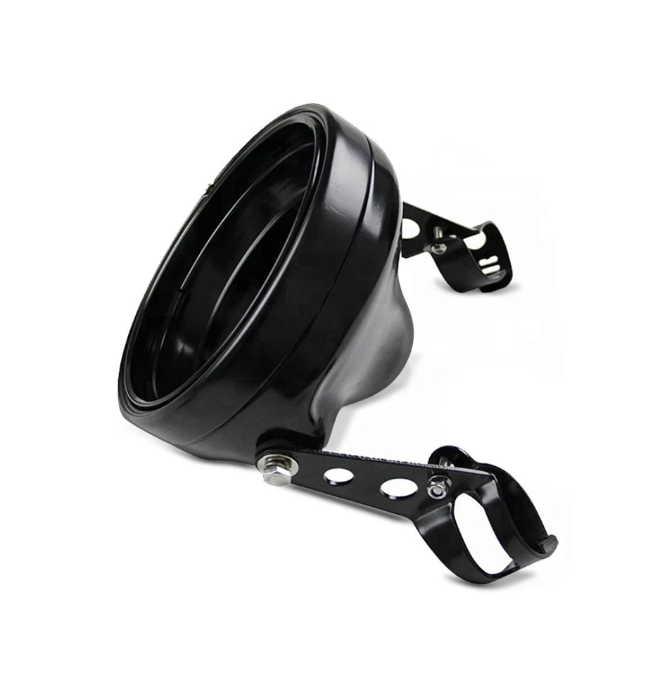 LED Headlight housing MG 7" for Ducati Monster S2R 1000 / 800 black Foto 2 de 4