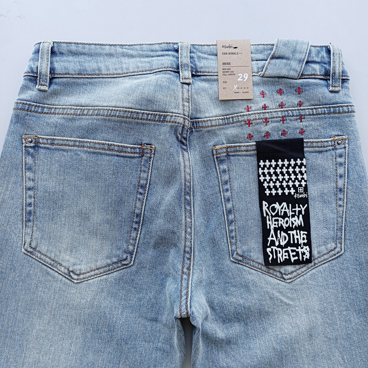 KSUBI jeans trend hip-hop high street men's and women's KSUBI jeans trend hip-hop high street men's and women's