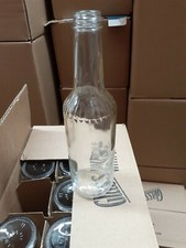 750 ml Glass Bottles with white caps 12 pack       