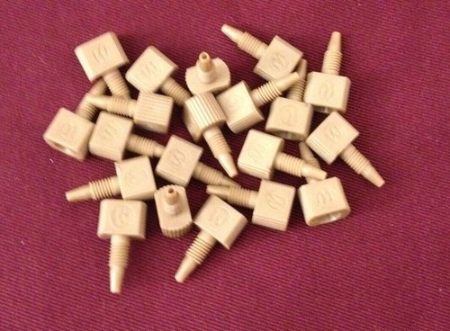 Lot of 20 PEEK Fittings (X) for 1/16" OD Tubing, Agilent, Waters, Shimadzu HPLC - Bild 3 von 3