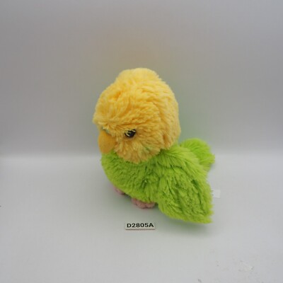 D2805A Sunlemon Budgie Bird Plush 5'' Stuffed Toy Doll Japan Fluffies 