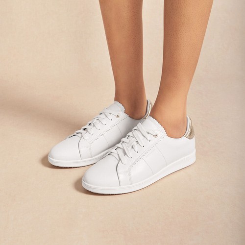 Frankie4 Jackie IV Rose Gold Scallop Trim Sneakers Size 10 - Picture 2 of 18