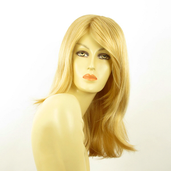 Perruque mi-longue blond clair doré Tara LG26 pour femme