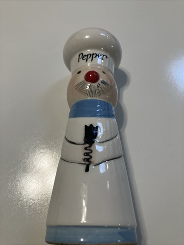 Davar Chef Set Of Large Salt & Pepper Shakers 1950s Kitsch Range Top - Picture 7 of 10