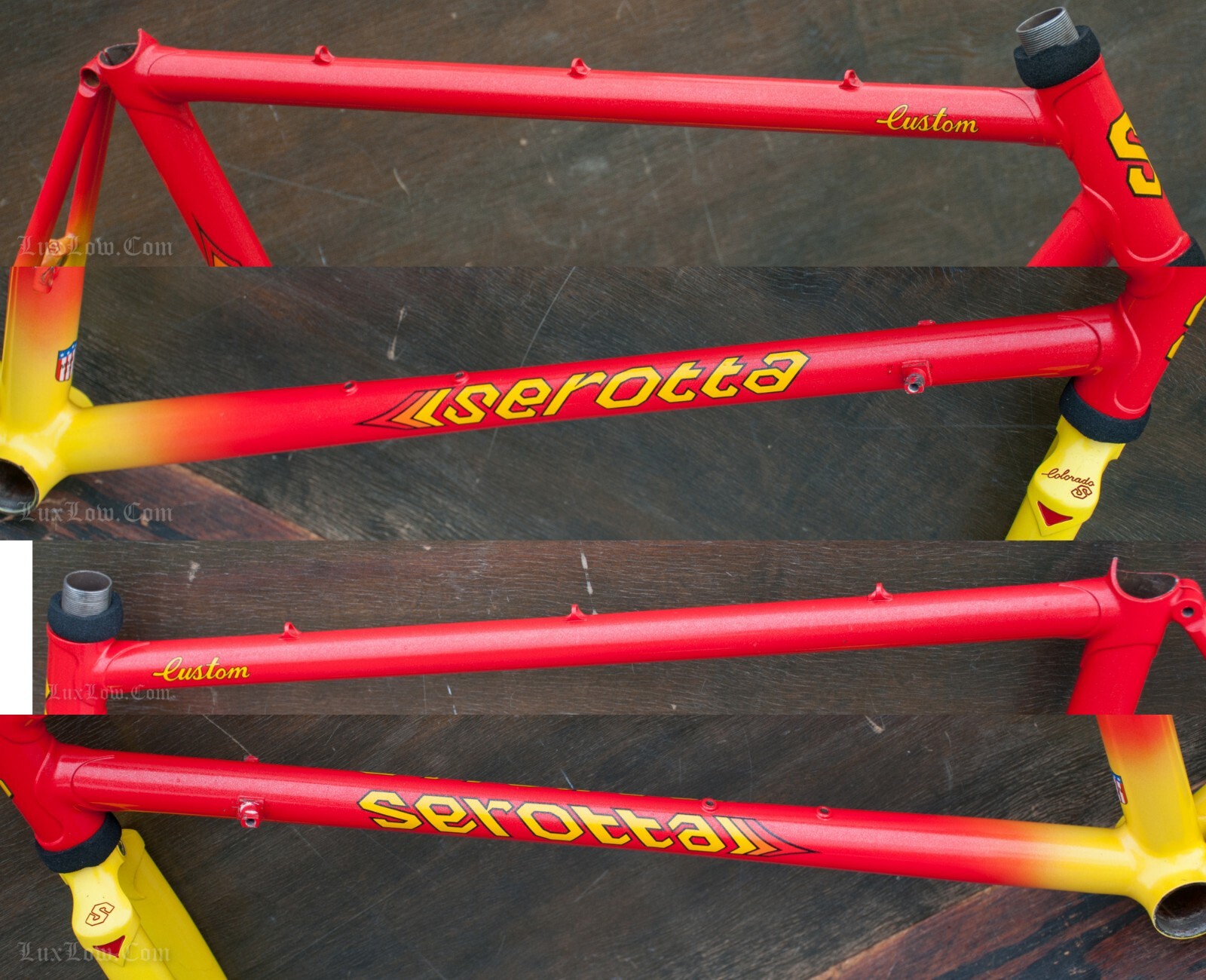 Vintage Serotta Custom Road Bike FRAME FORK 51cm Lugged Steel Bicycle