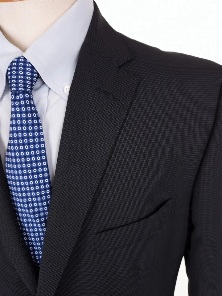 Chaqueta Blazer Z ZEGNA City Talla 52L 42 Larga Para Hombre Negra Cuadros Foto 2 de 4