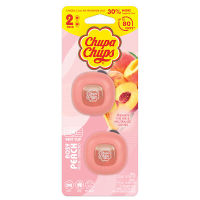 Chupa Chups Car Air Freshener Deodorizer - Rosy Peach