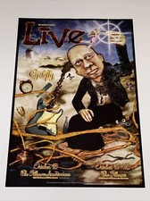 Póster de concierto original Cyclefly EN VIVO de Fillmore Denver y SF 1999