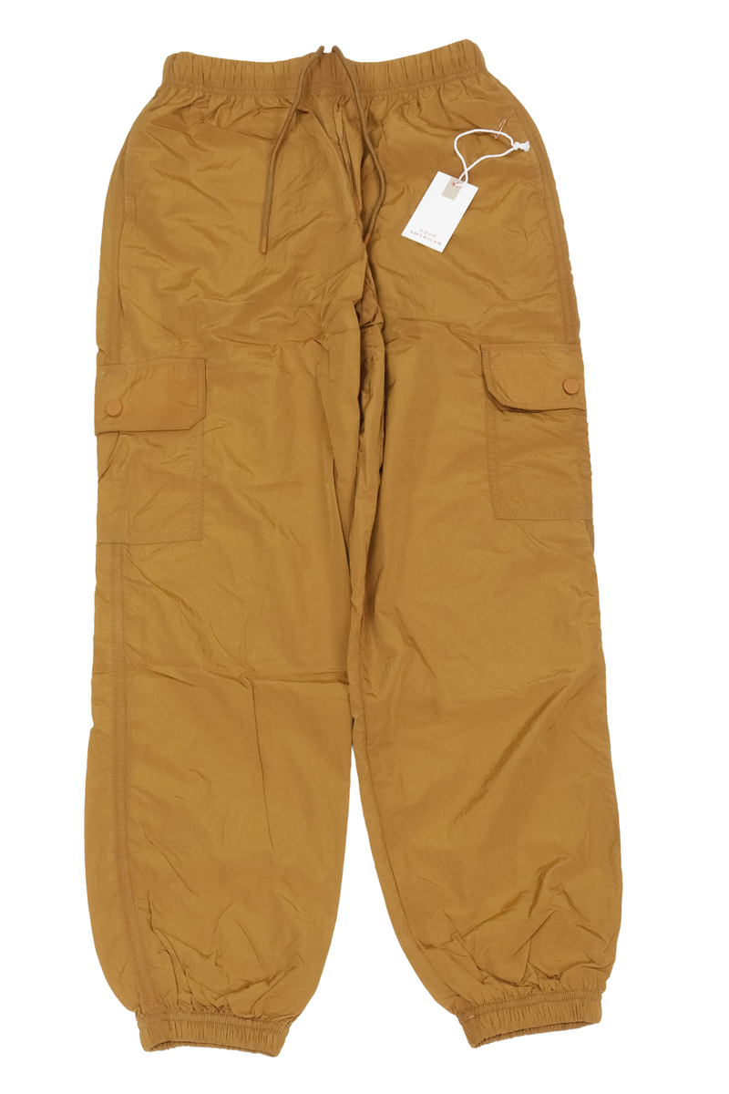 Good American Essential Cargo Trousers GP0871 Bronze Brown001 Size