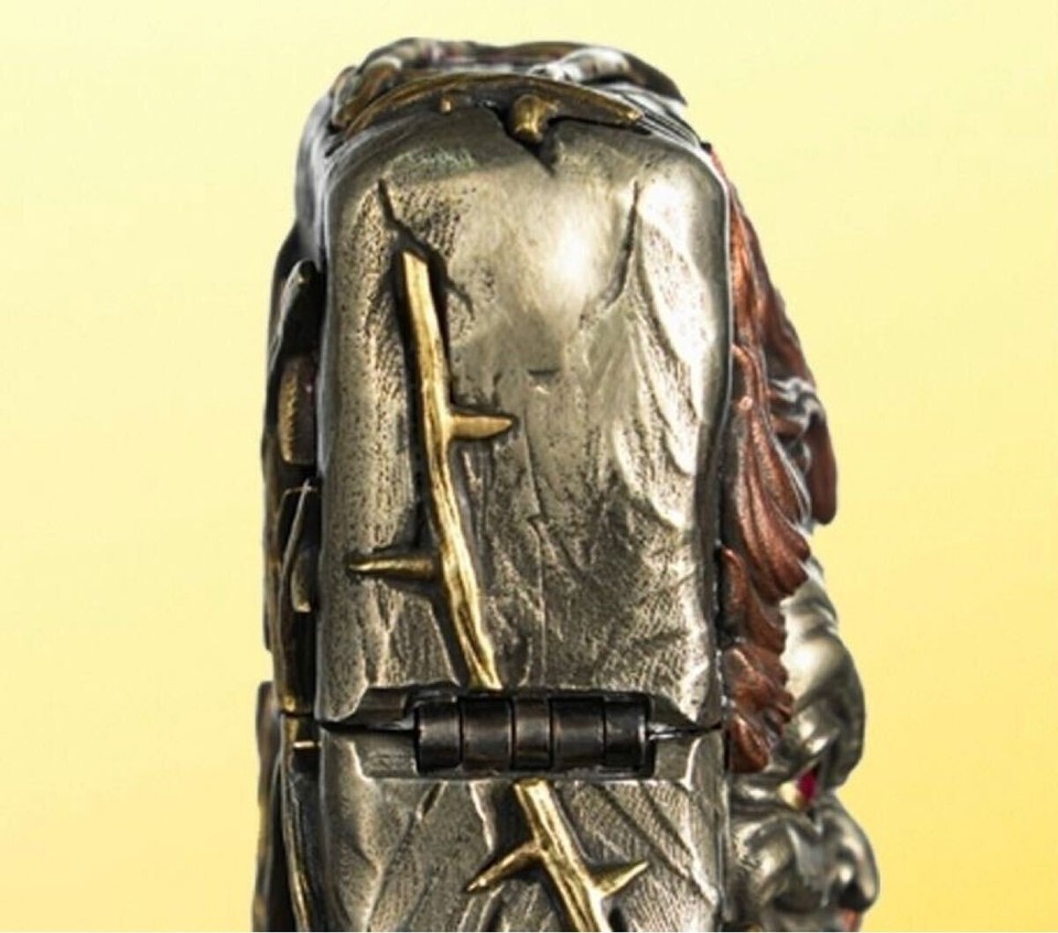 Zippo Clown's Rose Eye Color Change Silver Etching 5 Sided Finish