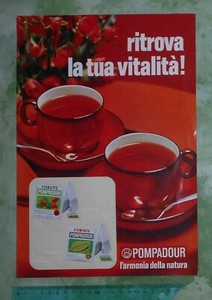 VINTAGE 80s POMPADOUR STICKER DECAL KING SIZE