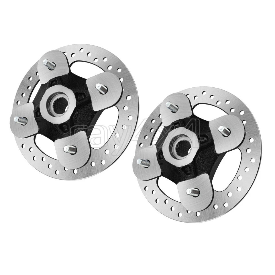 Front/Rear Wheel Hubs & Rotors Studs 2SET for Polaris RZR XP 1000 RZR XP 4 1000 - Image 3 of 4
