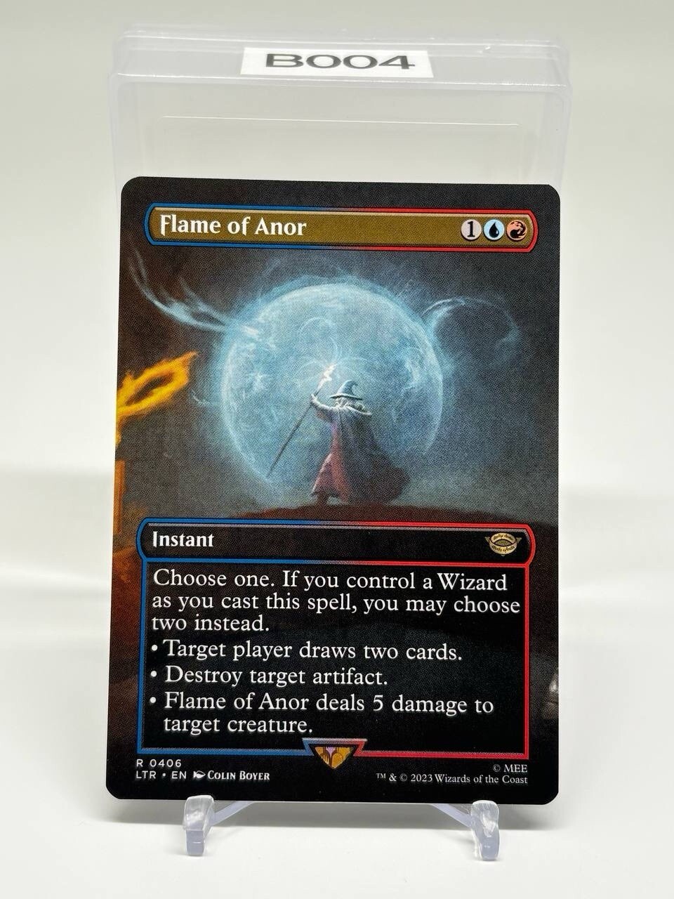 MTG Lord of the Rings (LTR) Rare Flame of Anor (Borderless) 406 NM