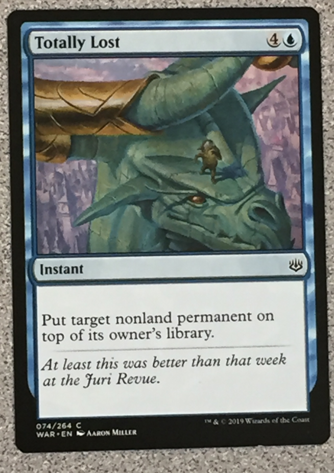 MTG - TOTALLY LOST 1X - WAR OF THE SPARK - COMMON - INSTANT - NM