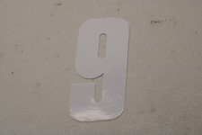 OLD MID SCHOOL BMX NUMBER PLATE STICKER DECAL - 3.5" - STOCK A - 49