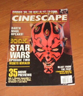 Cinescape magazine STAR WARS Catherine Zeta Jones JAN De BONT Will Smith