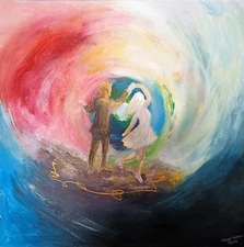 The Dance - 20" x 20" Acrylic Canvas
