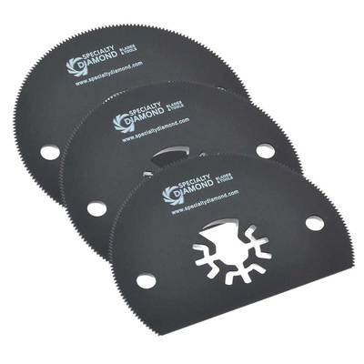Versa Tool AB3I-D 80mm HSS Semi-Circular Multi-Tool Saw 3 Blade Pack