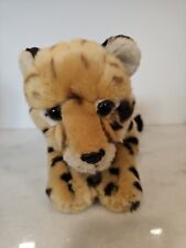 FAO Schwarz Spotted Baby Cheetah Leopard Cub Plush Realistic Stuffed Animal 12  