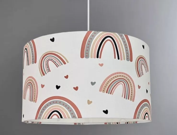 Rainbow lampshade dunelm deals