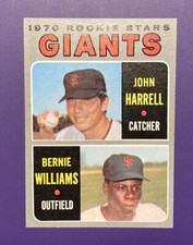 1970 Giants Rookie Stars #401 Topps Baseball Card - Super Nice - Excellent +