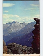 Postcard Long's Peak Rocky Mountain National Park Colorado USA