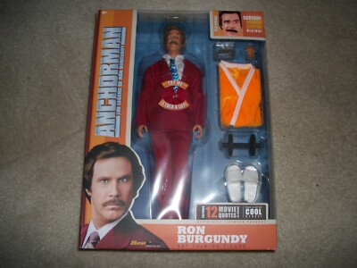 Anchorman Ron Burgundy 13'' Talking Figure by Beeline New Batteries Working