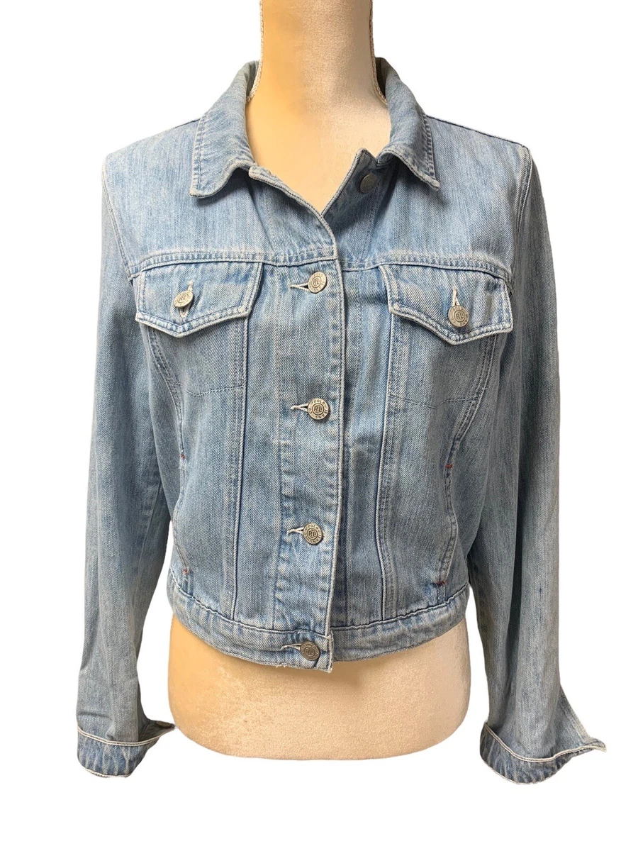 Polo Jeans Co Ralph Lauren Women's VTG 90's Denim Jacket M Crop Trucker