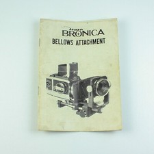 Zenza Bronica S Bellows Attachment - Japanese Instruction Manual