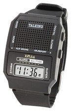SPANISH OR ENGLISH TALKING WATCH ALARM ROOSTER CROW 2 Free Batteries ScrewDriver