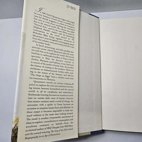 The Boilerplate Rhino by David Quammen 2000 1st Edition 1st Print, HC/DJ - Picture 7 of 10