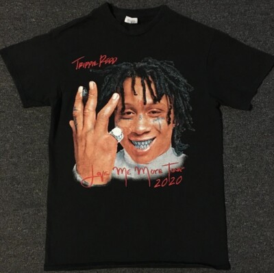 Trippie Redd Faded 2020 Tour Shirt S AOP Concert Rap Lil Uzi Vert Yachty Grunge