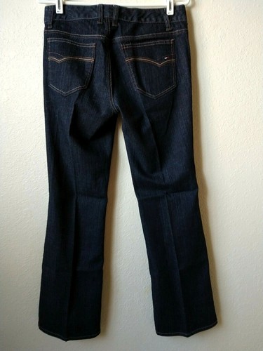 Tommy Hilfiger Freedom Womens Jeans Size 6R Dark Wash Bootcut Flare Pockets - Picture 2 of 8