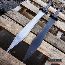 24" GLADIATOR ROMAN BATTLE SWORD Medieval Roman Gladius w/ Sharp Blade SHEATH