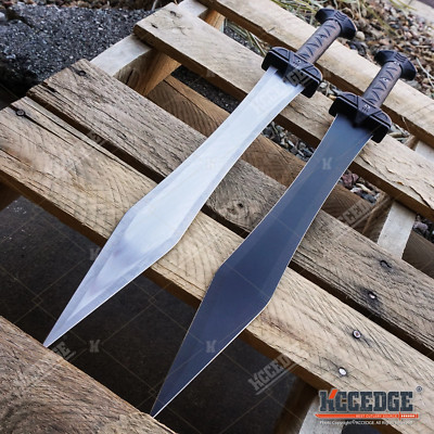 24'' GLADIATOR ROMAN BATTLE SWORD Medieval Roman Gladius w/ Sharp Blade SHEATH