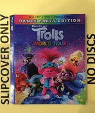 Trolls World Tour  2020 - Blu-ray Slipcover ONLY - NO DISCS