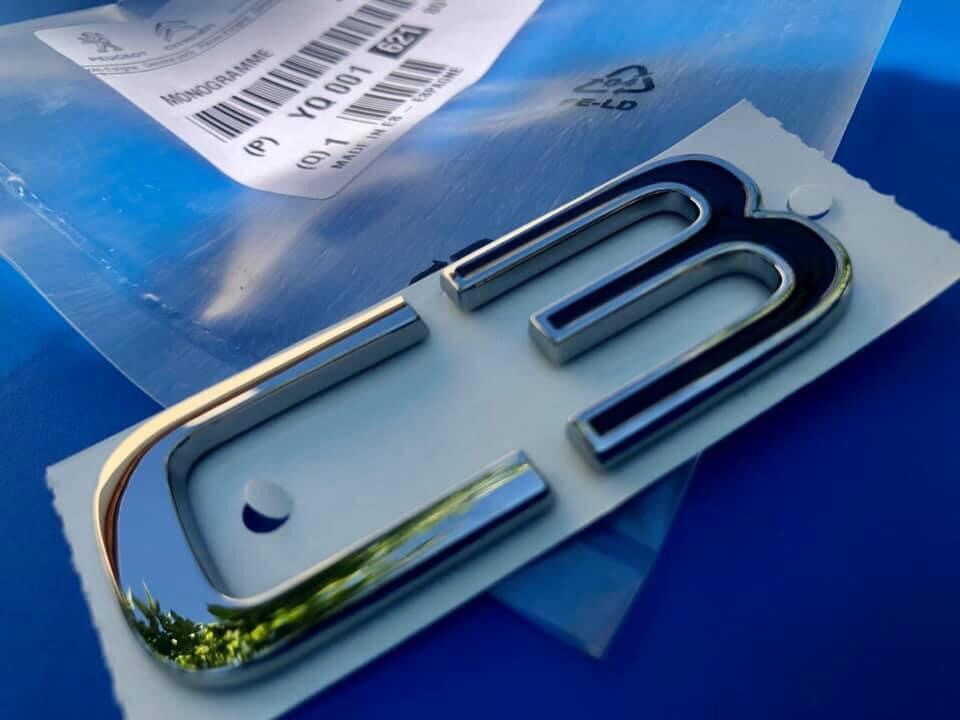 Emblème YQ00162180 Citroën C3 SX sigle de coffre d'origine chromé
