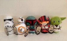 Hallmark Itty Bittys Star Wars Lot of 5 - BB-8 Yoda Boba Fett Poe Dameron -NWT