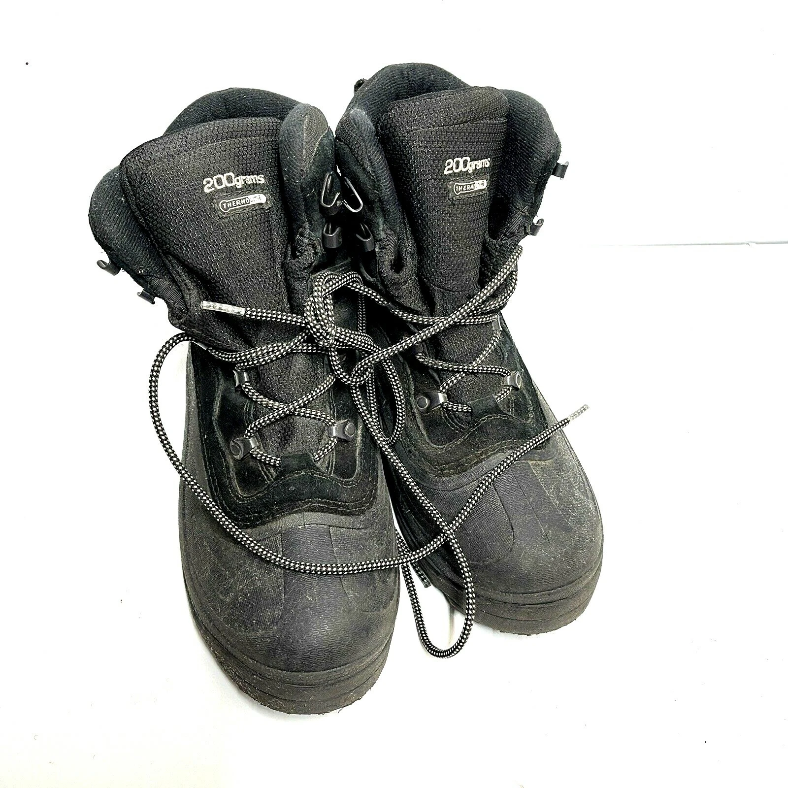 Columbia Mens Thermolite Black Water Resistant Snow Boot Size 10 BM1226-010